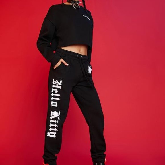 Dolls Kill Pants - Dolls Kill x Hello Kitty Sweatpants / Joggers  - Medium - SOLD OUT online